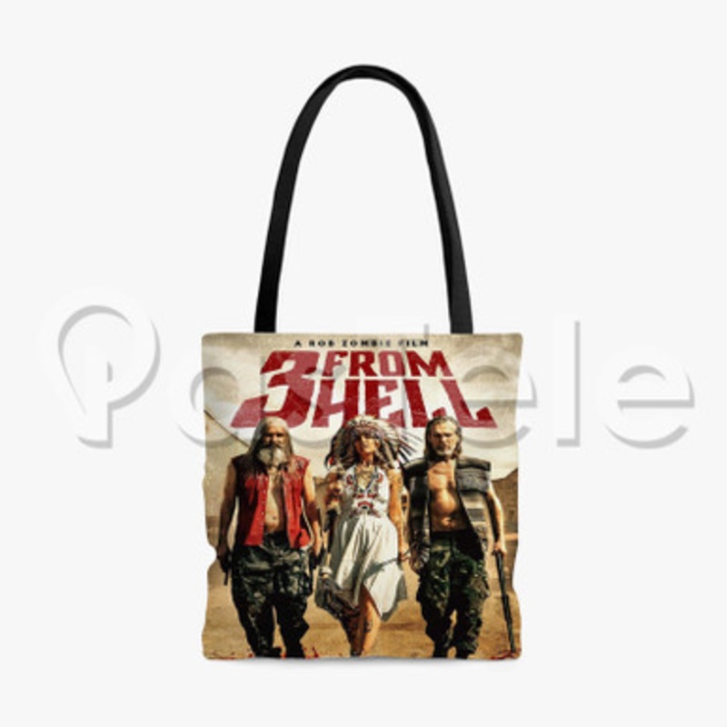 3 From Hell Custom Personalized Tote Polyester Cotton Bags Unisex