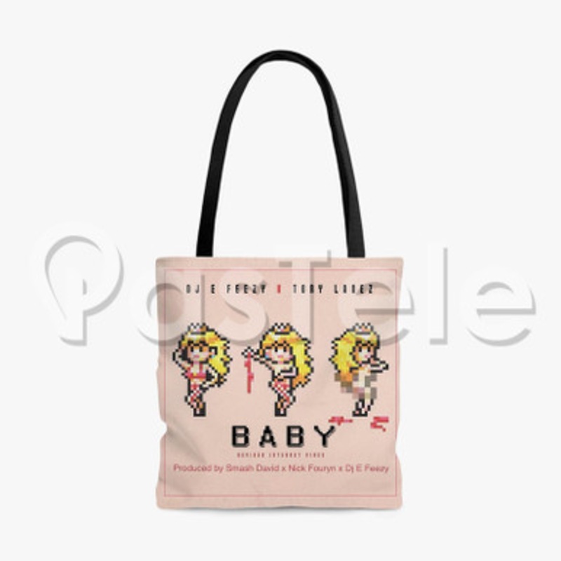 Baby DJ E Feezy Feat Tory Lanez Custom Personalized Tote Bag Polyester Cotton Bags Unisex