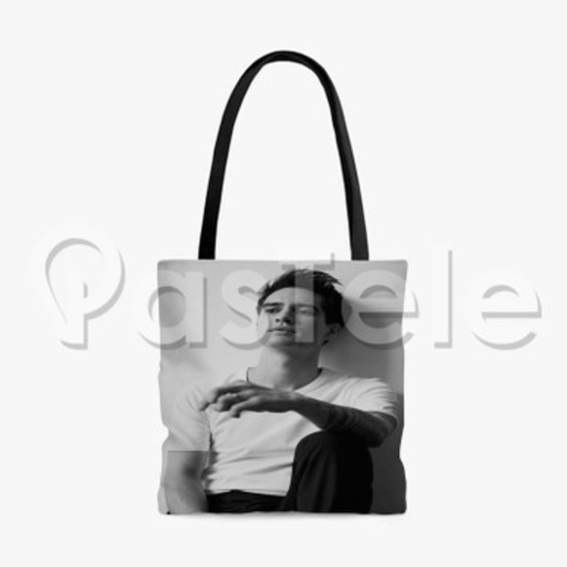 Brendon Urie Custom Personalized Tote Bag Polyester Cotton Bags Unisex