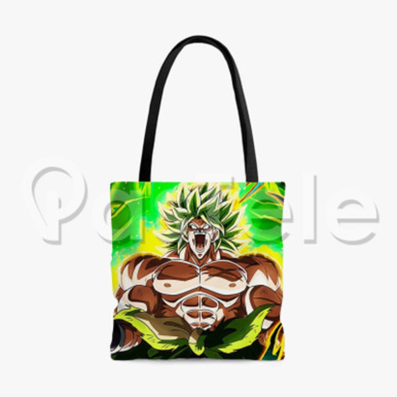 broly dragon ball super Custom Personalized Tote Polyester Cotton Bags Unisex