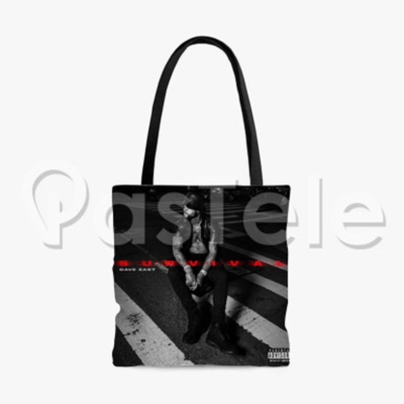 Dave East Survival Custom Personalized Tote Polyester Cotton Bags Unisex