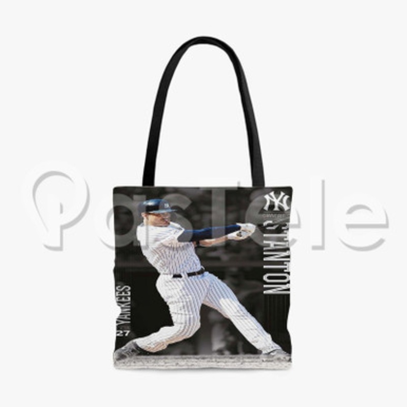 Giancarlo Stanton New York Yankees MLB Custom Personalized Tote Polyester Cotton Bags Unisex