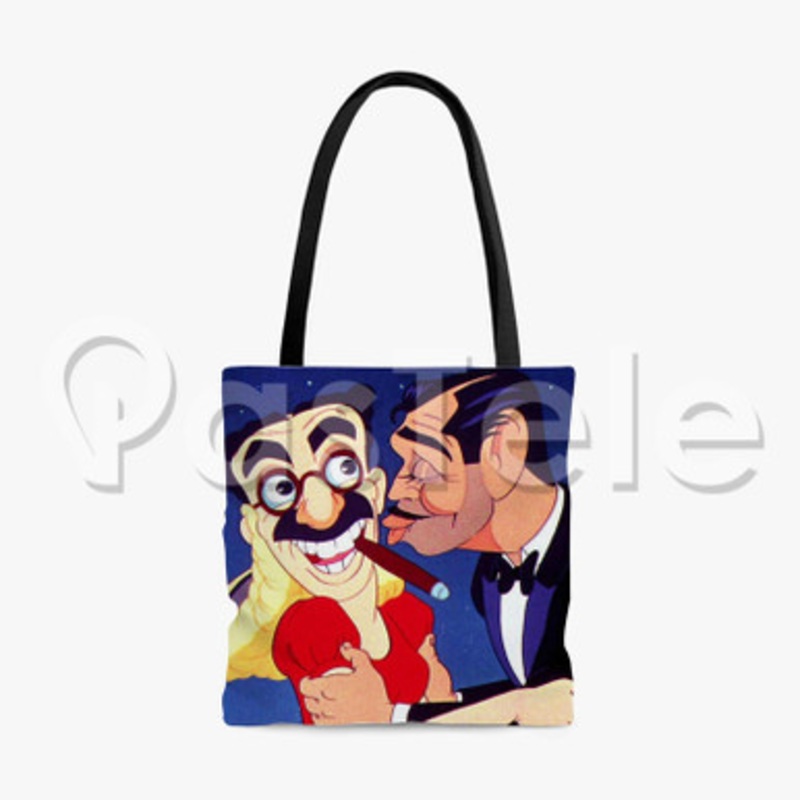Hollywood Steps Out Custom Personalized Tote Polyester Cotton Bags Unisex