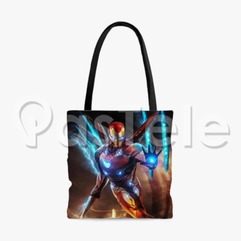 iron man armor Custom Personalized Tote Polyester Cotton Bags Unisex