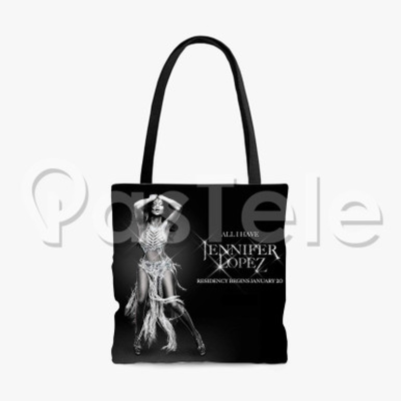 Jennifer Lopez All I Have Custom Personalized Tote Polyester Cotton Bags Unisex
