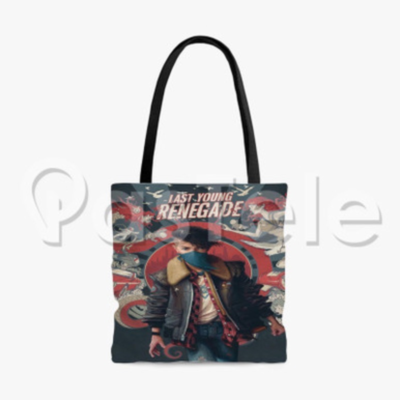 All Time Low Last Young Renegade Custom Personalized Tote Bag Polyester Cotton Bags Unisex