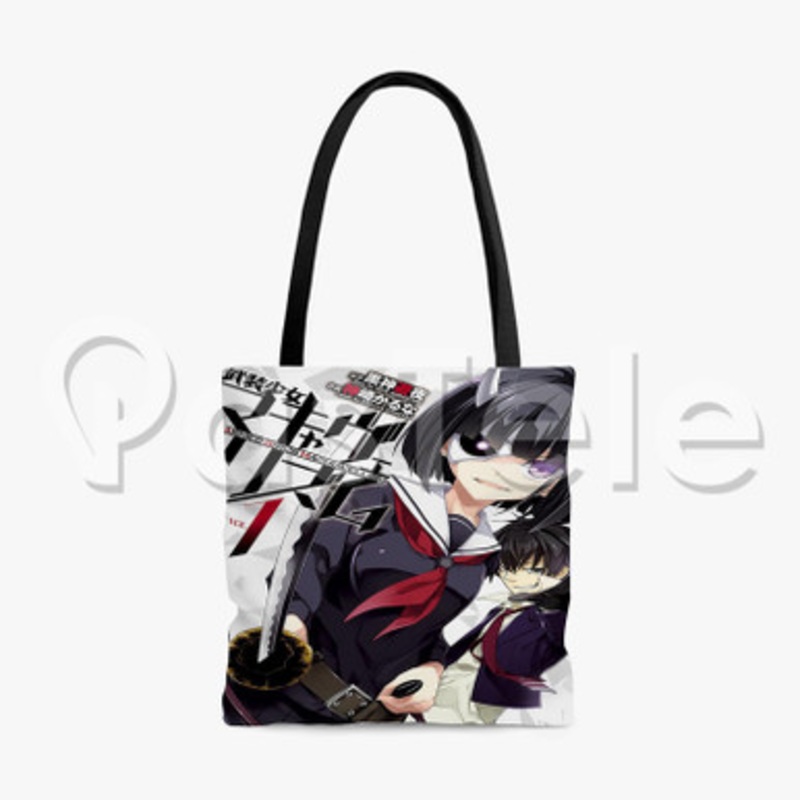 Armed Girl s Machiavellism 2 Custom Personalized Tote Bag Polyester Cotton Bags Unisex