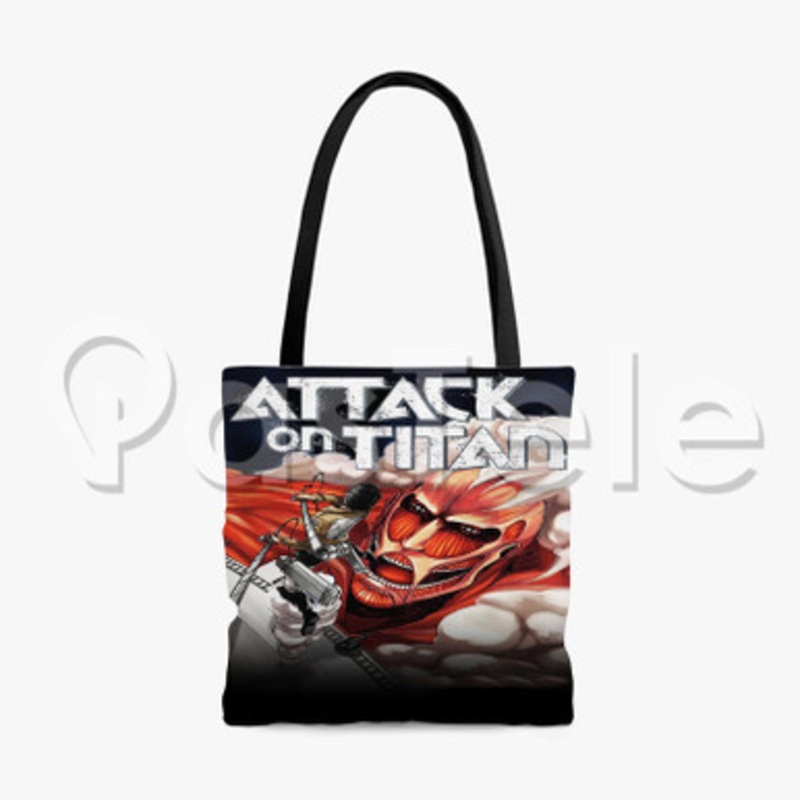 Attack on Titan Custom Personalized Tote Bag Polyester Cotton Bags Unisex