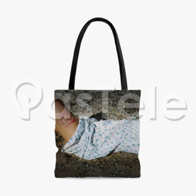Bad Liar Selena Gomez Custom Personalized Tote Bag Polyester Cotton Bags Unisex