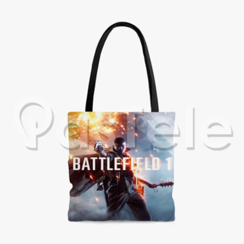 Battlefield 1 Custom Personalized Tote Bag Polyester Cotton Bags Unisex