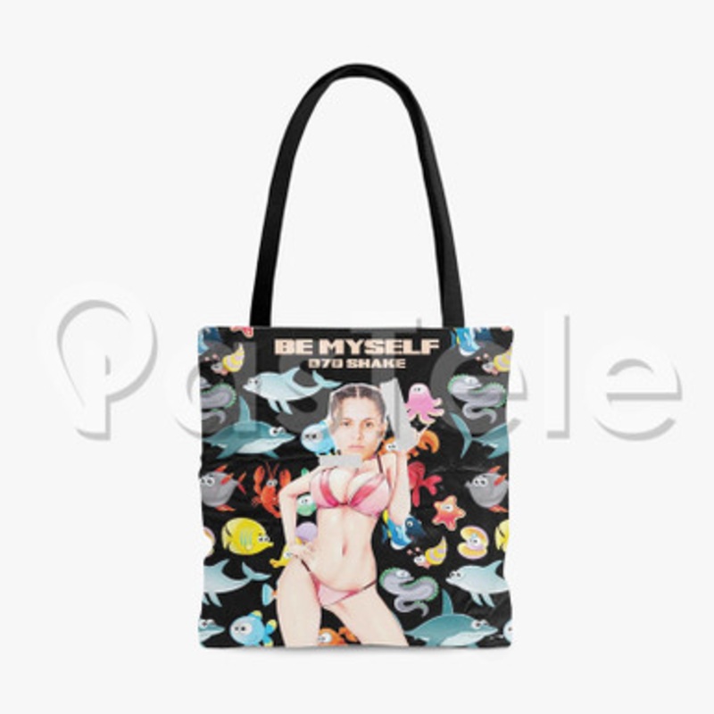 Be Myself 070 Shake Custom Personalized Tote Bag Polyester Cotton Bags Unisex