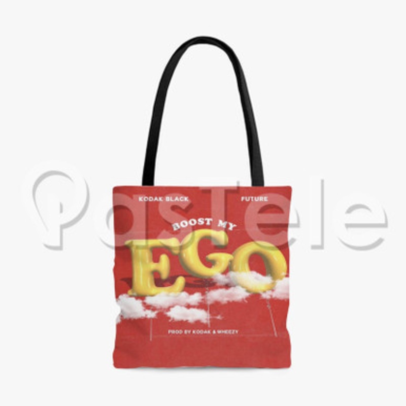 Boost My Ego Kodak Black Feat Future Custom Personalized Tote Bag Polyester Cotton Bags Unisex