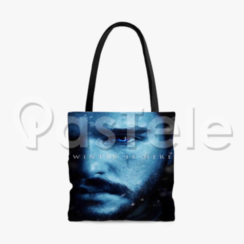 Game of Thron Winter is Here 3 Custom Personalized Tote Bag Polyester Cotton Bags Unisex