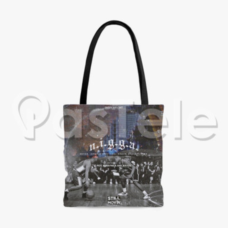 Ghetto Nigga Dizzy Wright Custom Personalized Tote Bag Polyester Cotton Bags Unisex