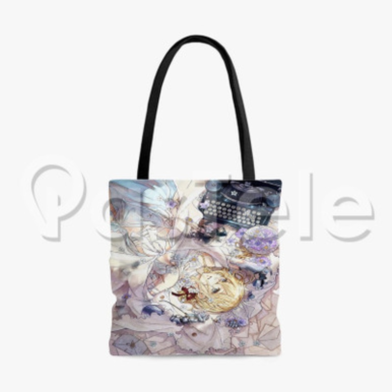 Violet Evergarden Custom Personalized Tote Bag Polyester Cotton Bags Unisex