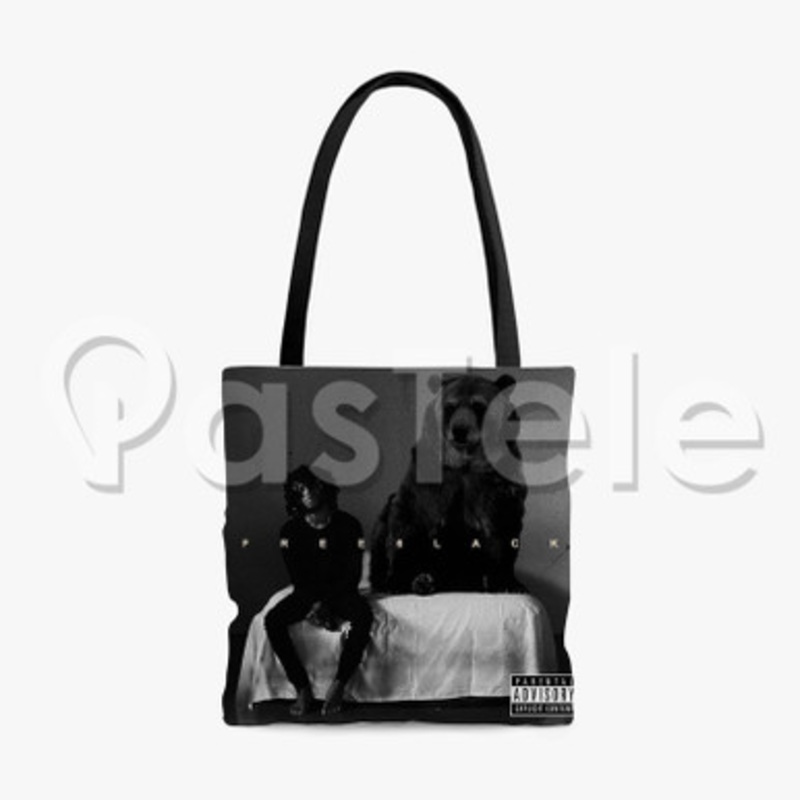 6lack Free Custom Personalized Tote Bag Polyester Cotton Bags Unisex