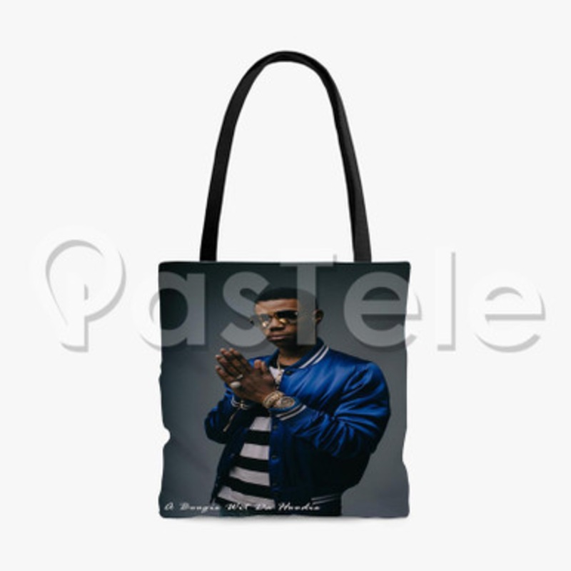 A Boogie Wit Da Hoodie Custom Personalized Tote Bag Polyester Cotton Bags Unisex