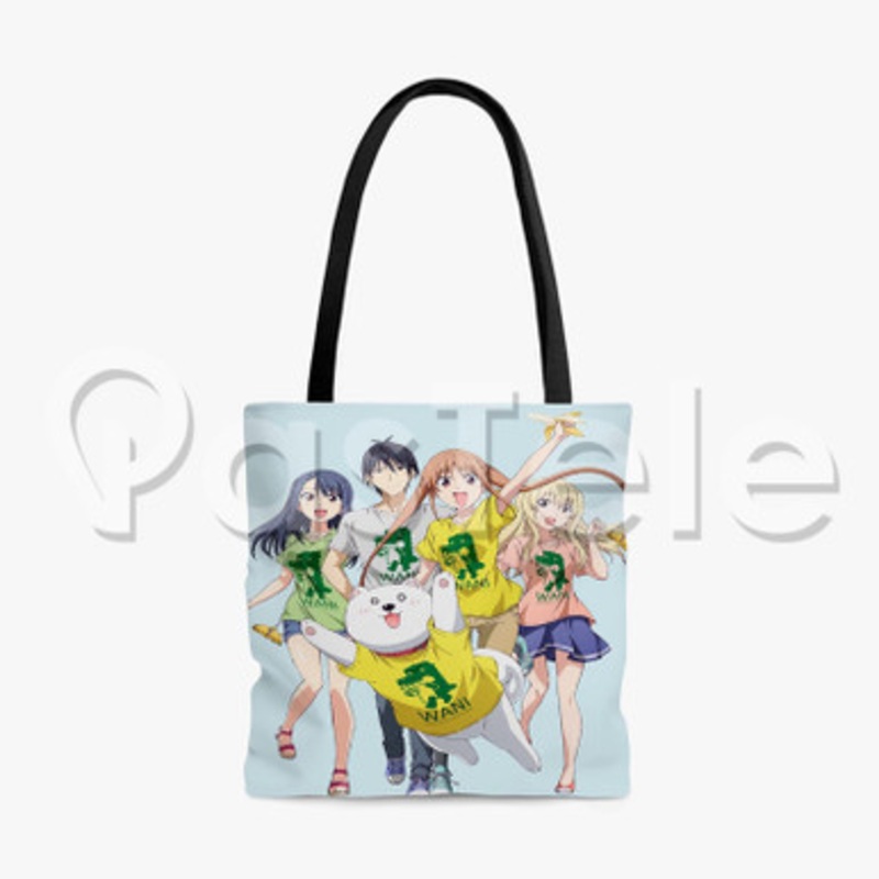 Aho Girl Custom Personalized Tote Bag Polyester Cotton Bags Unisex