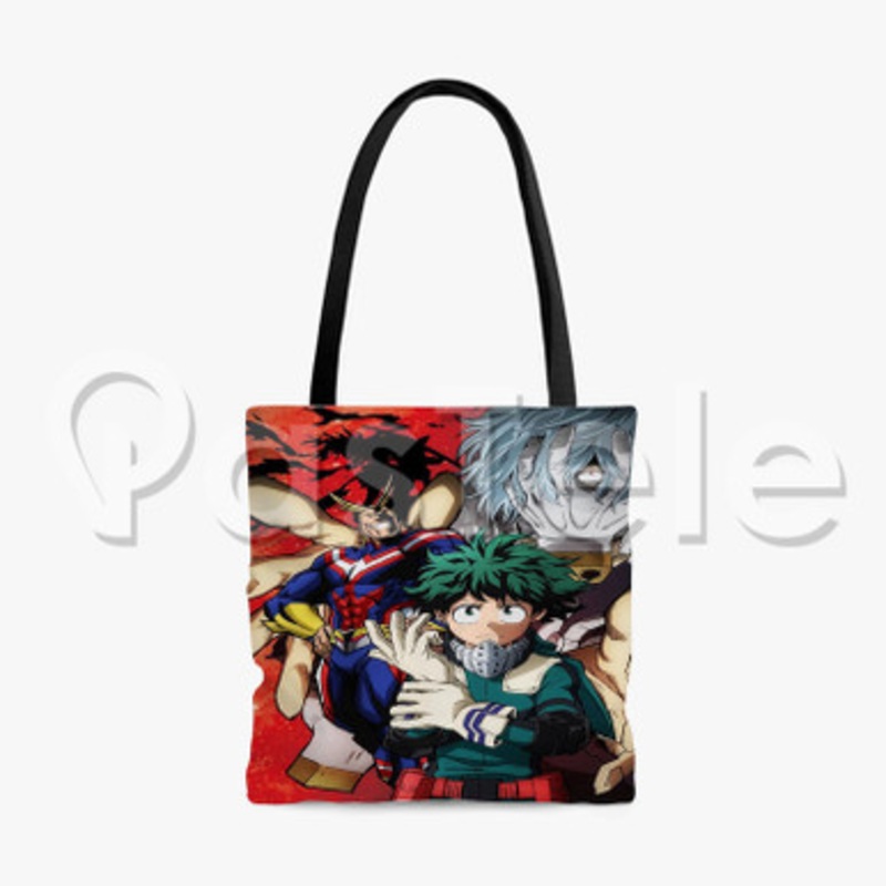 Boku no Hero Academia Season 2 Custom Personalized Tote Bag Polyester Cotton Bags Unisex