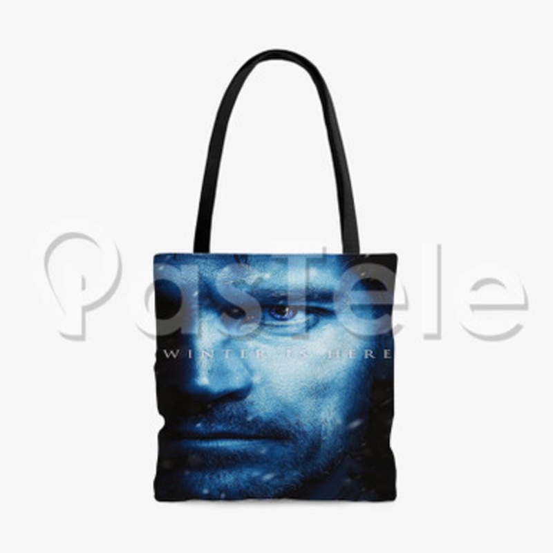 Game of Thron Winter is Here 2 Custom Personalized Tote Bag Polyester Cotton Bags Unisex