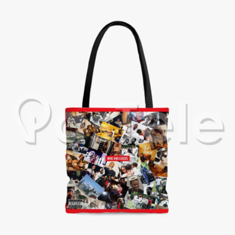 Wins And Losses Meek Mill Custom Personalized Tote Bag Polyester Cotton Bags Unisex