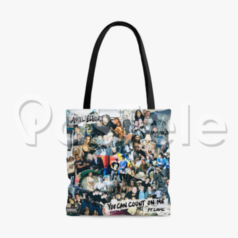You Can Count On Me Ansel Elgort Feat Logic Custom Personalized Tote Bag Polyester Cotton Bags Unisex