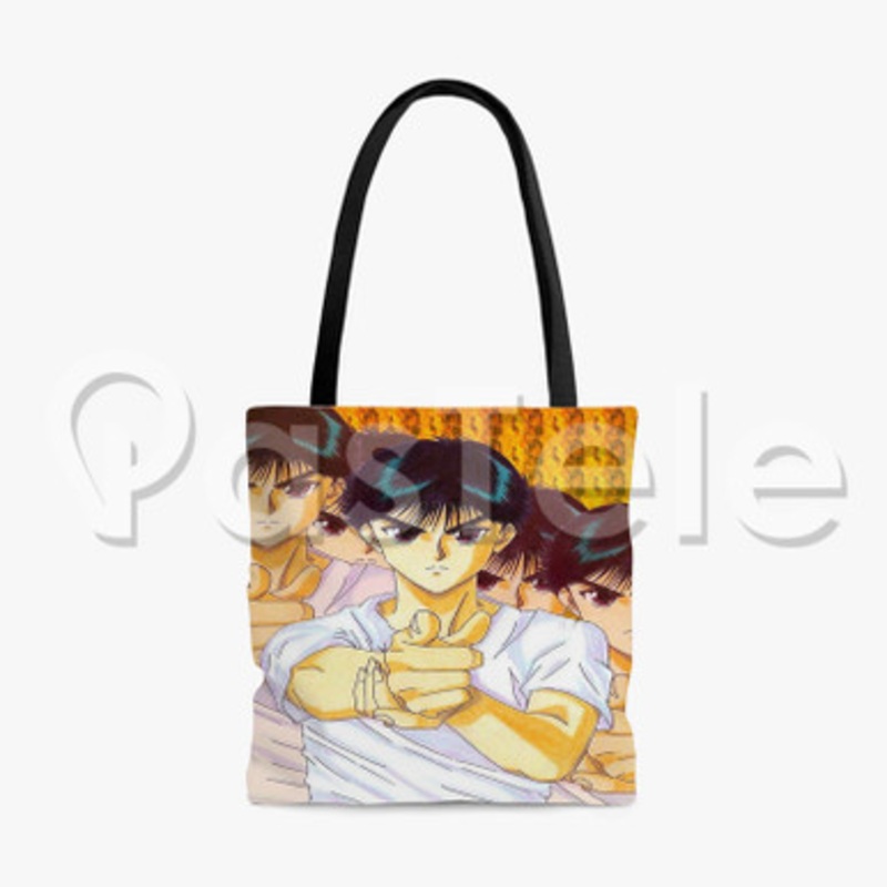 Yusuke Urameshi Custom Personalized Tote Bag Polyester Cotton Bags Unisex