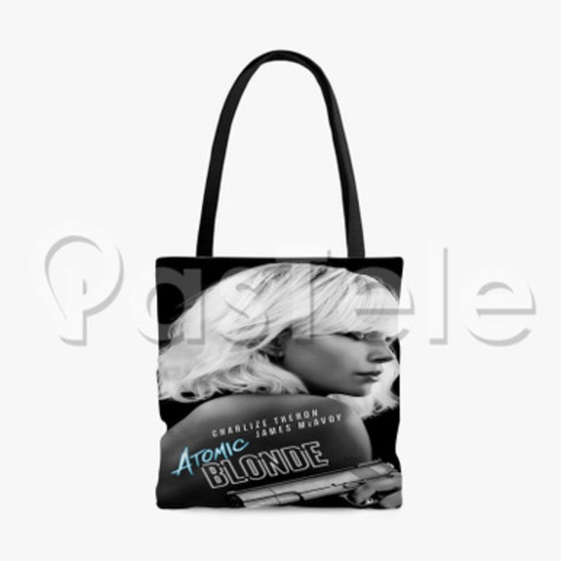 Atomic Blonde Custom Personalized Tote Bag Polyester Cotton Bags Unisex