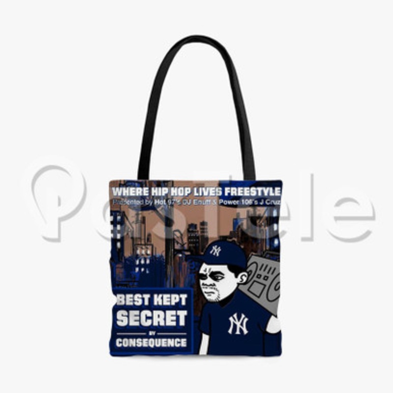 Best Kept Secret Consequence Custom Personalized Tote Bag Polyester Cotton Bags Unisex