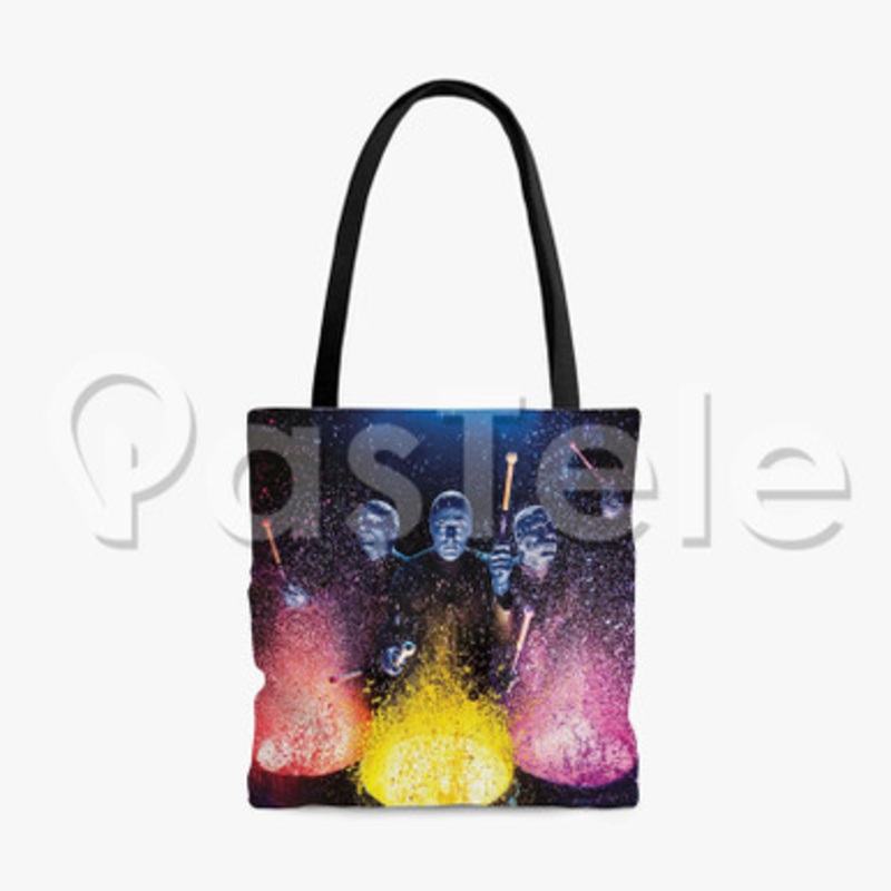 Blue Man Group Custom Personalized Tote Bag Polyester Cotton Bags