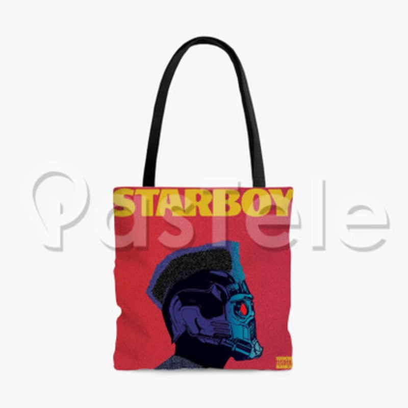 The Weeknd Starboy Custom Personalized Tote Bag Polyester Cotton Bags