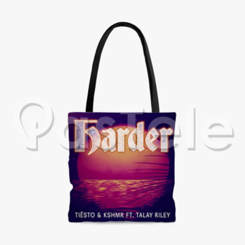 Ti sto KSHMR ft Talay Riley Harder Custom Personalized Tote Bag Polyester Cotton Bags Unisex
