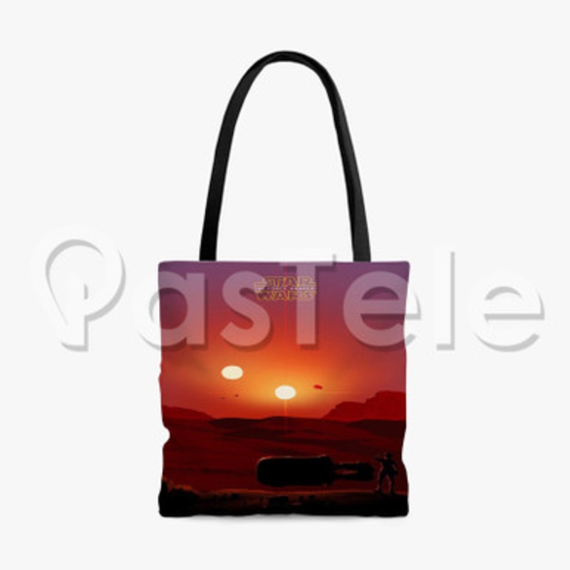 Visit Tatooine Star Wars Custom Personalized Tote Bag Polyester Cotton Bags