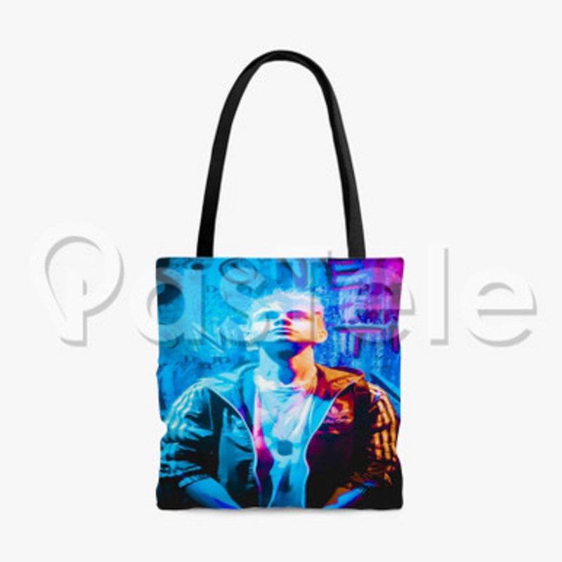 Why Dont We Corbyn Benson Custom Personalized Tote Bag Polyester Cotton Bags