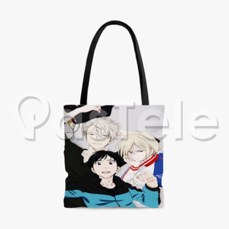 Yuri on Ice Custom Personalized Tote Bag Polyester Cotton Bags