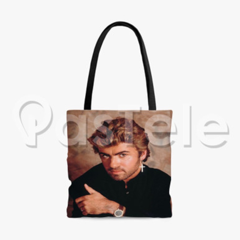 George Michael Custom Personalized Tote Bag Polyester Cotton Bags