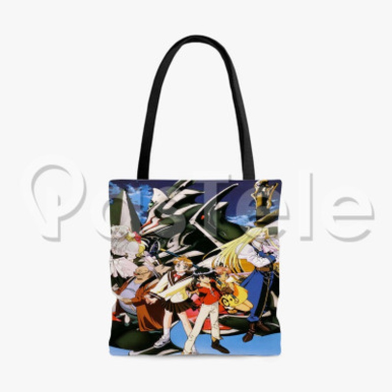 The Vision of Escaflowne Custom Personalized Tote Bag Polyester Cotton Bags