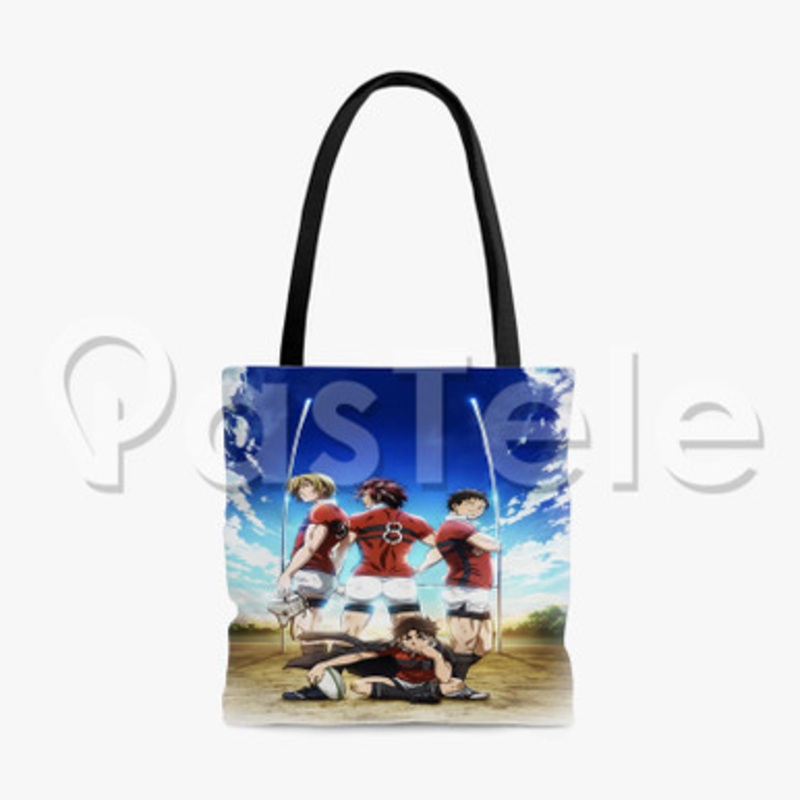 All Out Anime Custom Personalized Tote Bag Polyester Cotton Bags