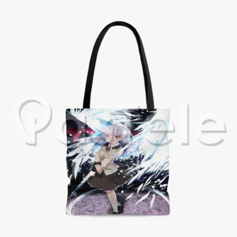 Angel Beats Custom Personalized Tote Bag Polyester Cotton Bags
