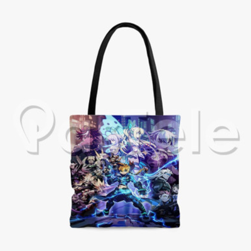 Armed Blue Gunvolt Custom Personalized Tote Bag Polyester Cotton Bags