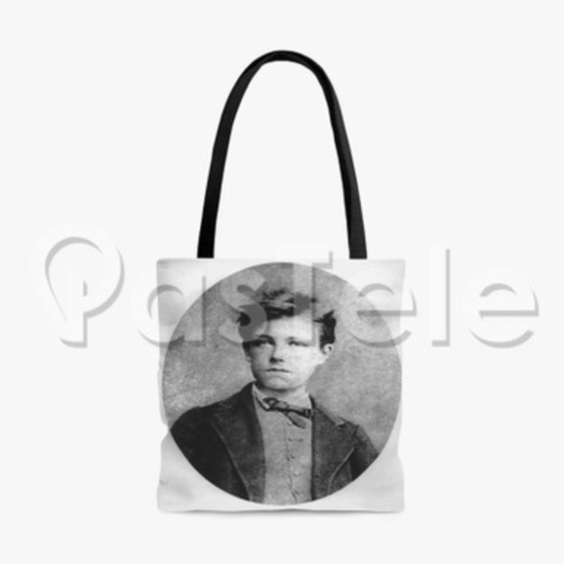 Arthur Rimbaud Custom Personalized Tote Bag Polyester Cotton Bags