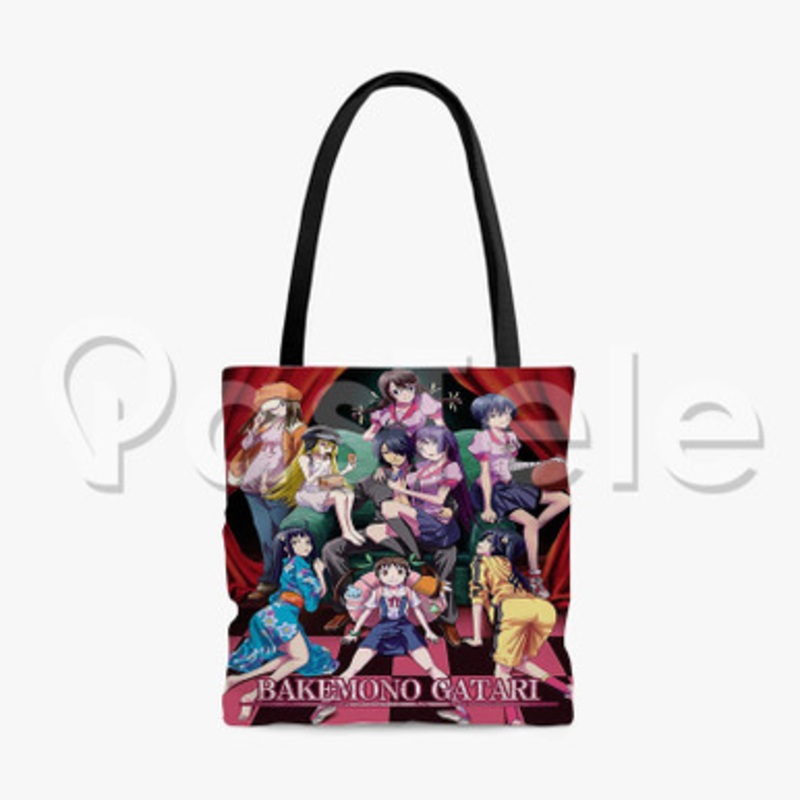 Bakemonogatari Custom Personalized Tote Bag Polyester Cotton Bags