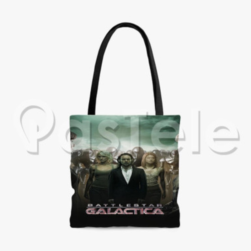 Battlestar Galactica Custom Personalized Tote Bag Polyester Cotton Bags