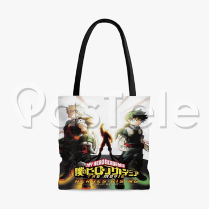 Boku No Hero Academia Heroes Rising Custom Personalized Tote Bag Polyester Cotton Bags