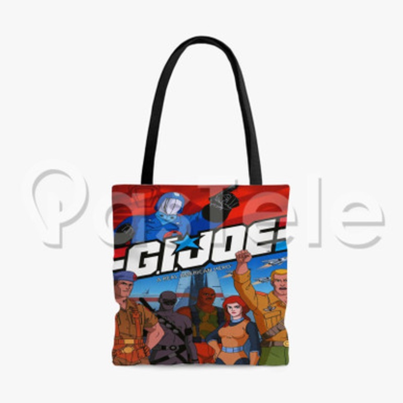GI Joe A Real American Hero Custom Personalized Tote Bag Polyester Cotton Bags
