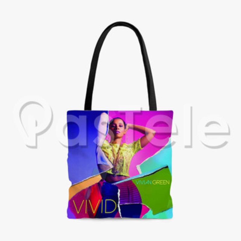 Vivian Green Custom Personalized Tote Bag Polyester Cotton Bags