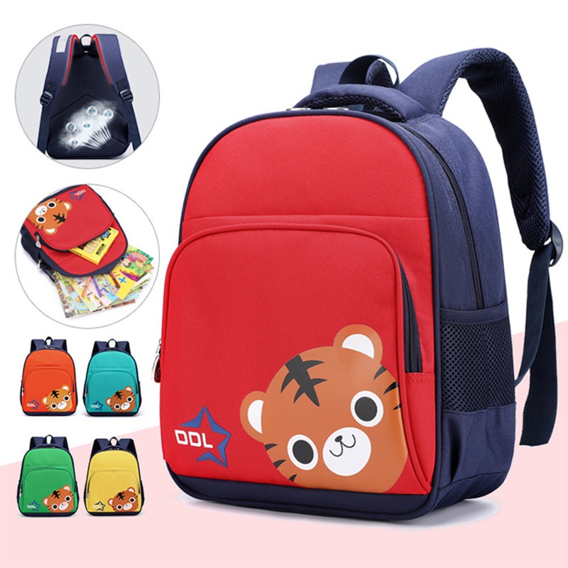 2 Sizes Wholesale Lower MOQ Custom Logo Cartoon Printing Lightweight Mochilas Waterproof Oxford Kids Backpack School Bags for Boys Girls – School Bags and School Backpack price