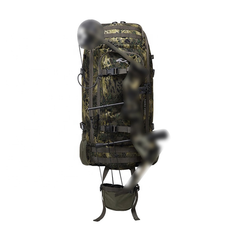 Gaf Factory Wholesale Hunting Backpack Brush Tricot Silent Fabric Hiking Backpack Camouflage Outdoor Backpack with Frame – Hunting Backpack Meat Hauler and Hunting Bags price