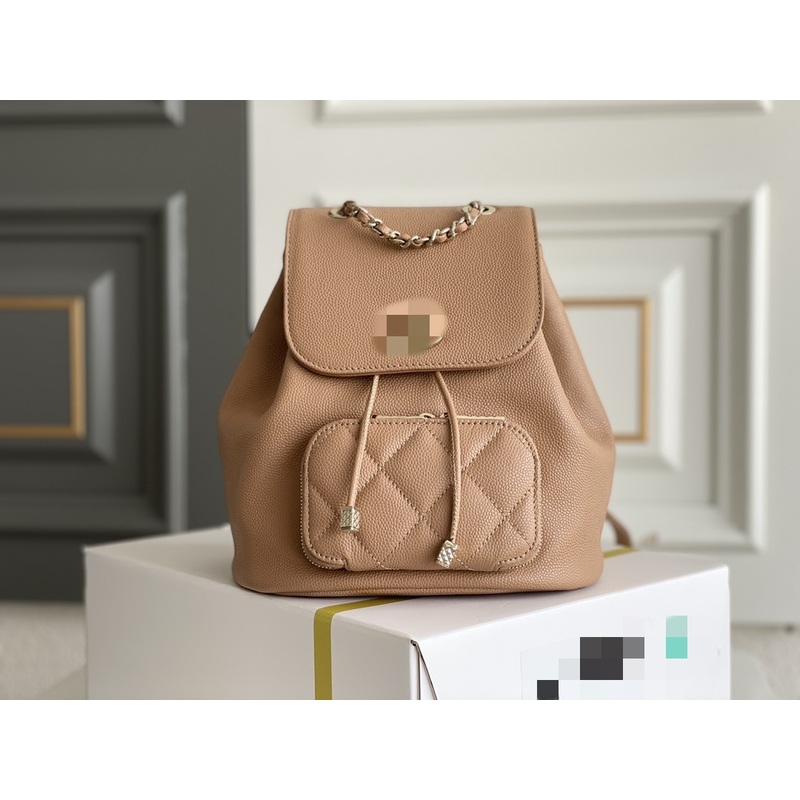 Genuine Leather Texture Mini Backpack Outdoor Backpack Travel Bag – Shoulder Bags and Handbag price