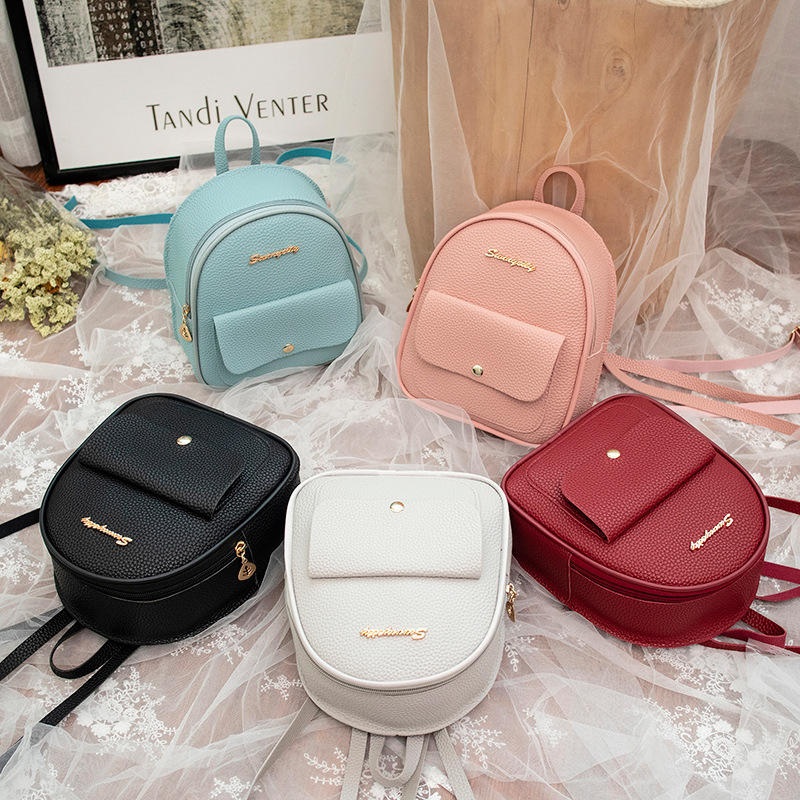 2023 PU Teenage Girls Small Female Multi-Function Small Bag for Women – Students School Bag and Large Capacity Backpack price
